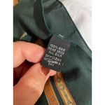 CELINE PARIS Silk Scarf Scarf Twilly Horsebit Pattern Green Orange Authentic Photo 3