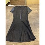 The Kooples Dress Womens Size 36 Sport Zip Front Short Sleeve Leather Contrast Photo 1