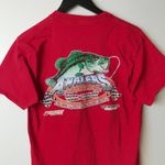 Hanes Anaheim California Anglers Marine Boat T Shirt Bony Fish Boat Adult Red Medium Photo 6