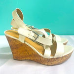Franco Sarto wedge sandals white size 9 Photo 0