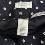 Charter Club Skort Womens 6 Navy Blue White Floral Flower Skirt Casual Preppy Photo 5