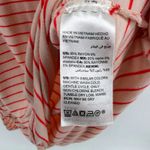 Soma  Essential Tee Women's Pink Red Stripe Dolman Sleeve Hi Low Top Large Cozy Photo 4