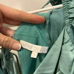 superdown More To Come Green Satin Tie Back Long Sleeve NWT Photo 4