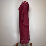 Bardot ‘Solange’ Corded Lace Sheath Dress Bell Sleeves Women’s Size 10L (Long) Photo 3