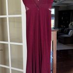 Maroon Prom Dress Red Size 4 Photo 1