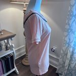 Milan Kiss NWOT ribbed zipper detail v neck blouse Photo 2