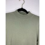 Pendleton  Silk Nylon Cotton Blend Sweater Mock Neck Women's Large Sage Green Photo 1