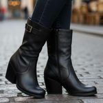 Kork-Ease Korks Midcalf Leather Boots GUC $149 Size 7.5M S3837 Photo 1