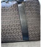 Fendi  Zucca Brown "FF" Logo & Leather Duffel/Weekender Bag Photo 7