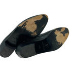 Modern Vice Black &‎ Pink Alligator Croc Leather Loafers Size 37.5 US 7.5 Photo 7