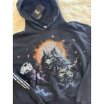 Darc Sport Howling At The Moon Owen Cropped Hoodie Black Size Small Photo 5