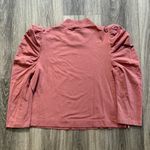 Cuyana Terracotta French Terry Puff Sleeve Sweater Organic Cotton Mauve Pink Size M Photo 2