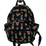 Vera Bradley  Blue Toucan Party Pineapple Small Compact Backpack Quilted Photo 0