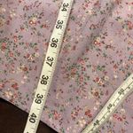 Vestique Purple Floral Off Shoulder Midi Dress Size L Ruffle Sleeves Smocked Photo 12