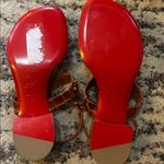Christian Louboutin MJ embellished croc-effect patent-leather sandals size 35 Photo 4