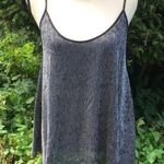 ZARA NWT Black White Stripe Strap Tank Top Sz Med Photo 0