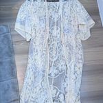 Boho Lace Sheer Floral Kimono Cover Photo 0