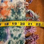 Multicolor Patterned Scarf Purple Photo 6