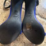 Joie  Abbott Colorblock Blue Black Zip Sandal 9.5 Zipper Heel Suede Photo 13