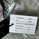 Willi Smith  Pants Womens 8 Tan Tapered Capri Wide Leg Cotton Summer Vacation NEW Photo 7