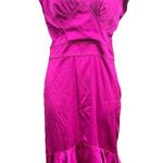 Zac Posen silk Plum deep v neck cocktail dress Photo 0