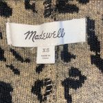 Madewell Leopard Print Teddy Jacket Brown And Black XS Photo 6