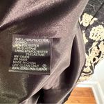 Gianni Bini  Jasmine Black and Gold Embroidered Lace A-Line Mini Dress Photo 13