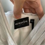 Retrofête Retrofete Yesi Braided Strap High Slit Dress Silver XS Photo 3