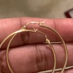 14k Gold Big Hoops Photo 2