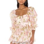 For Love & Lemons Rose Madame Brocade Romper Photo 0