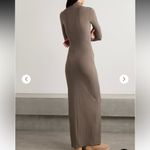 SKIMS - Soft Lounge Ribbed Mock Neck Long stretch-modal dress - Amethyst Photo 1