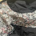 Allen Schwartz Eden floral mesh bustier boning midi dress 10 Black Photo 11