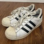 Adidas  White Superstar Sneakers Size 4.5 Youth / 6.5 Women’s $80 Photo 0