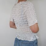 Vintage 90s White Bubble Popcorn Shirt Size undefined Photo 2
