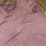 Cable & Gauge Mauve Short Sleeve Tee Lounge Top Size XL Photo 1