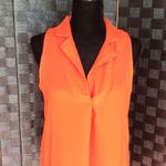 Available by Angela Fashion Orange Sleeveless Tank Top Photo 0