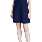 Chiara Boni Blue Rosario Shift Mini Dress Size 42 Silver Grommets Cocktail Chic Photo 0