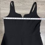 UNIQ Elegant Black Wide Leg V Neck Sleeveless Jumpsuit Women Large Photo 5