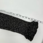 Madison Cardigan Ruffle Front Sweater Womens L Black Gray Marled 2 Photo 10