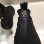 Taryn Rose  Women’s Helene Textured Fabric Leather Lined Open Toe Bootie Heels Photo 6