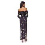 Cara Cara black bodice Viscose off the shoulder Mirana Maxi Sun Dress sz L Size L Photo 2