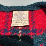 Boyne Valley Weavers handmade in Ireland cardigan sweater Red Size L Photo 5