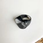 Boutique Set Of 2 Chunky Resin Statement Rings  Photo 4
