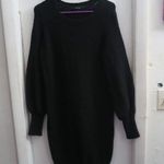 VERO MODA VMSIMONE LS o-neck Ga Boo sweater mini dress in black size XS extra small. Photo 0
