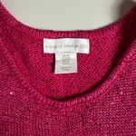 House of Harlow  1960 High Neck Classic Pink Knit Sequin Midi Dress Size Medium Photo 7