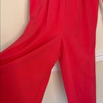 Calvin Klein NWT chic hot pink pantsuit with v-neck Photo 2