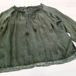 Zadig & Voltaire {S}  Theresa Blouse In Army Green Photo 2