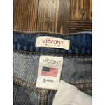 Vibrant  Distressed Flare Jeans Women 5/26 Boho Western Cowgirl Aztec Fringe Photo 1