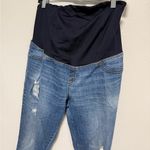 Isabel Maternity Dark Wash Jeggings Size 10 Blue Photo 1