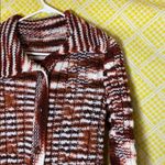 VINTAGE 70s KNIT BUTTON UP CARDIGAN Brown Photo 2